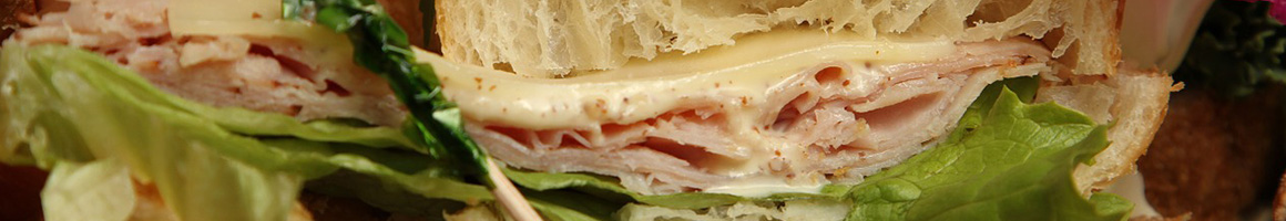 Eating American (Traditional) Deli Sandwich at Willie D's Deli restaurant in Scottsburg, IN.